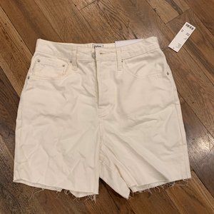 Urban Outfitters BDG NWT 90’s White Long Inseam Shorts Size 30